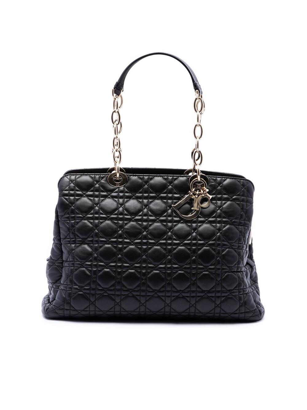 Dior Large Lambskin Cannage Soft Zipped #346670D14B